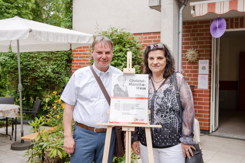 Auch die Kinder von von Christel Mannke -Kai Mannke und Bettina Saborowski - nahmen an der Veranstaltung teil.