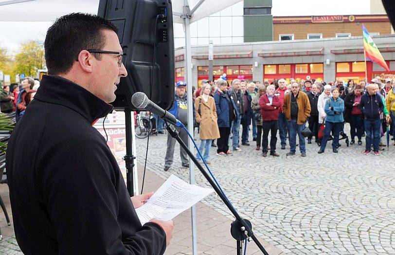 Bündnis Herne auf dem Robert-Brauner-Platz