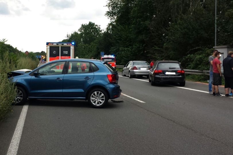 Unfall auf der BAB 43.