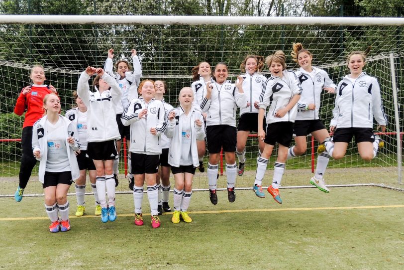 Fußballerinnen der Arminia Sodingen.