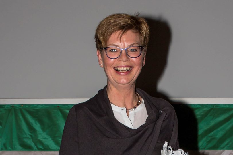 Pokalehrung der BTC Walker: Britta Langner.