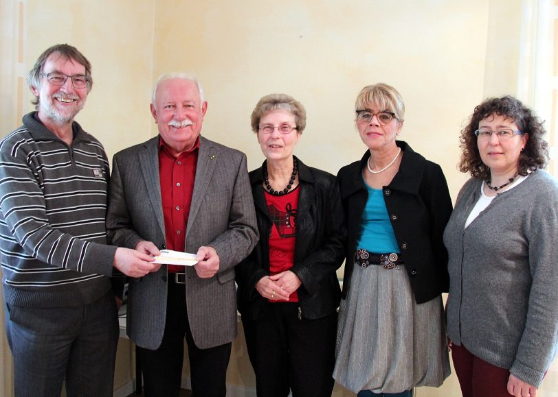 v.l. Walter Tschirch, Heinrich Scholz, Erika Scholz, Annegret Müller, Karin Leutbecher.