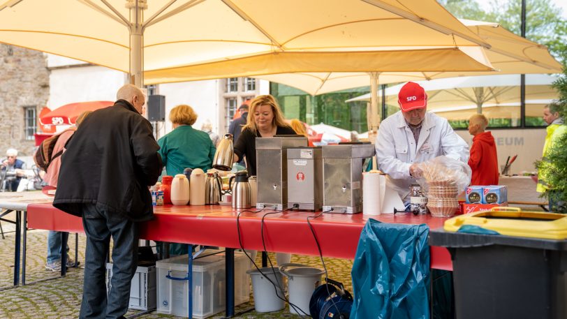 Das SPD-Familienfest am Sonntag (7.5.2023) im Schlosspark Strünkede.