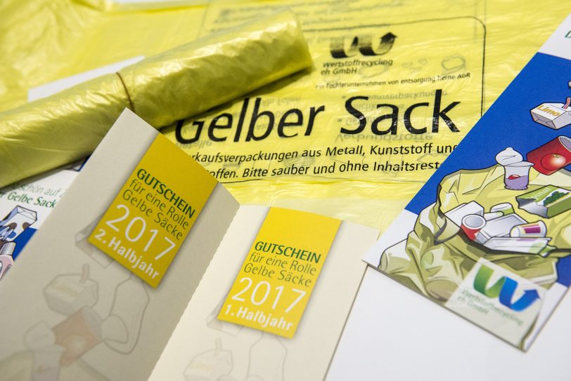 Gelbe Säcke 2017.