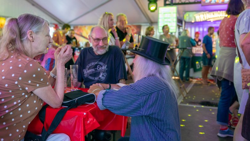 Graf Hotte - letzter öffentlicher Auftritt im Karaokezelt auf der Crankger Kirmes 2022.