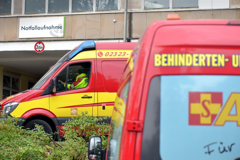So trafen die ASB-Heimbewohner im Marien Hospital ein.