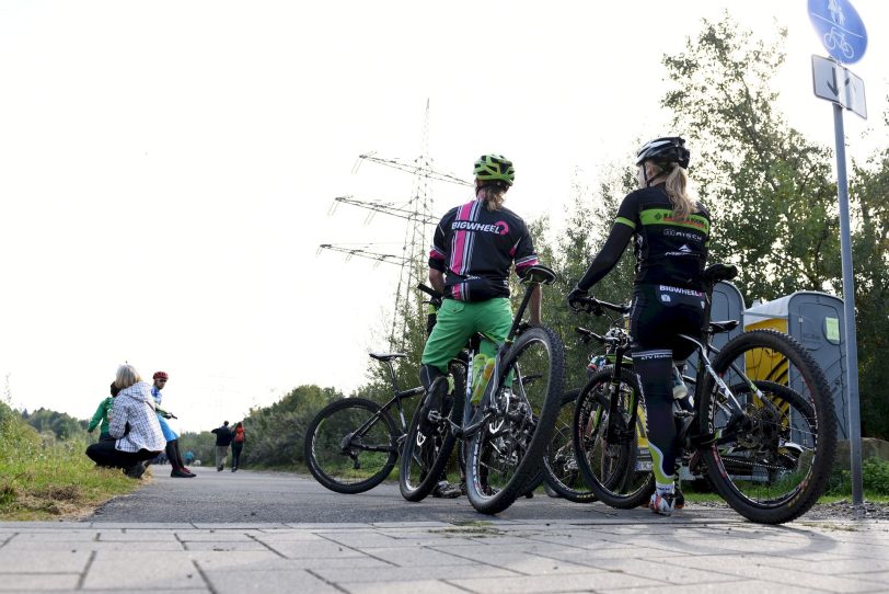 Eröffnung der Mountainbike-Strecken auf den Halden Hoheward und Hoppenbruch.