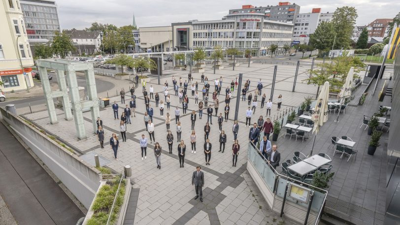 84 neue Azubis beginnen bei der Stadt im Jahr 2020.