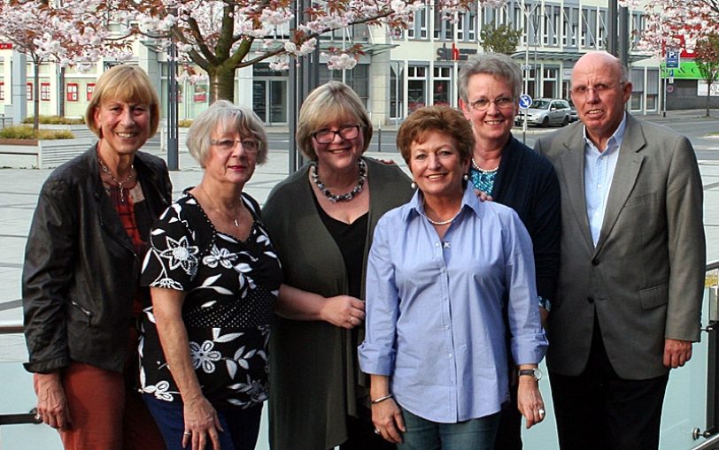 ID55 v.l. Christel Wolf, Gudrun Pflüger, Susanne Schübel, Helma Pankratow, Dorothea Otto, Heinz-Rudolf Berkenkopf.