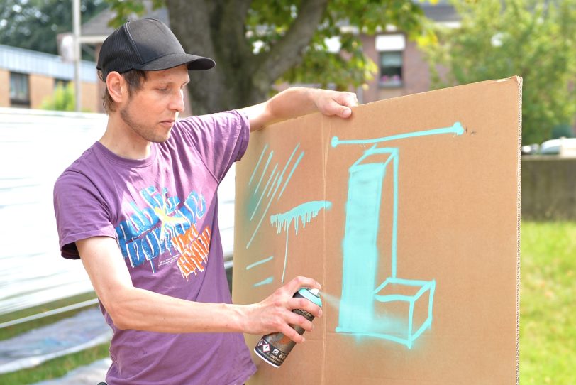 Michael Rockstein erklärt den perfekten Graffiti-Strich.