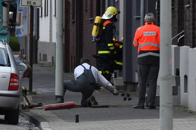 Der Feuerwehreinsatz an der Karlstraße.