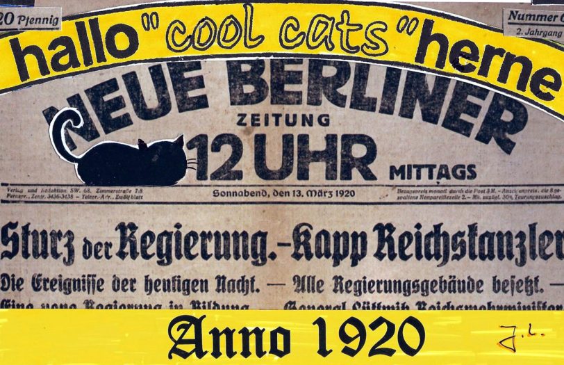 Die cool cats zum Kapp-Putsch.