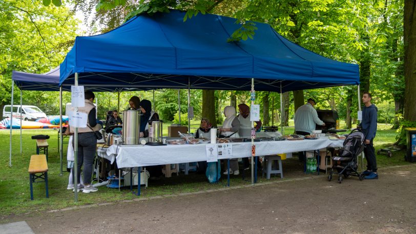 Das SPD-Familienfest am Sonntag (7.5.2023) im Schlosspark Strünkede.