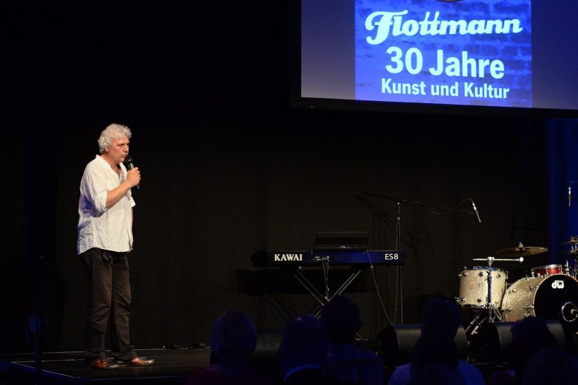 Christian Strüder bei 30 Jahre Kunst und Kultur in den Flottmann-Hallen.