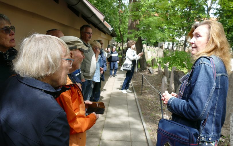 Hier waren sie am Jüdischen Friedhof zu Gast.