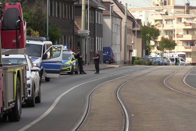 Die Eickeler Straße war gesperrt, bald soll sie wieder frei sein.