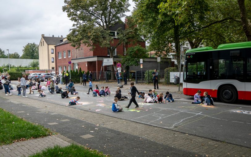 Die Kinder lernten, den Verkehr anders wahrzunehmen.