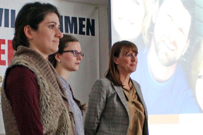 v.l. Lana Garriock, Laura Tempel, Julia Schröer.