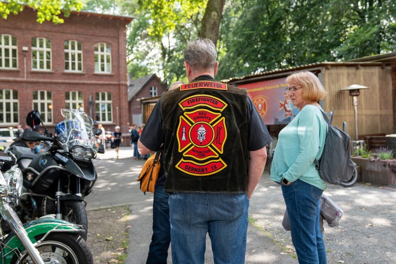 Das Kinderfest am Heimatmuseum Unser Fritz am Sonntag (2.7.2023) stand unter dem Motto "Keine Gewalt gegen Einsatzkräfte". Mit dabei waren unter anderem THW, DLRG, das DRK, Polizei, Feuerwehr sowie die Red und Blue Knights.