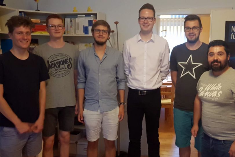 v.l. Philipp Löhler, Jan Krawiec, Henric Janning, Max Wiemers, Manuel Wagner, Asaad Chneker.