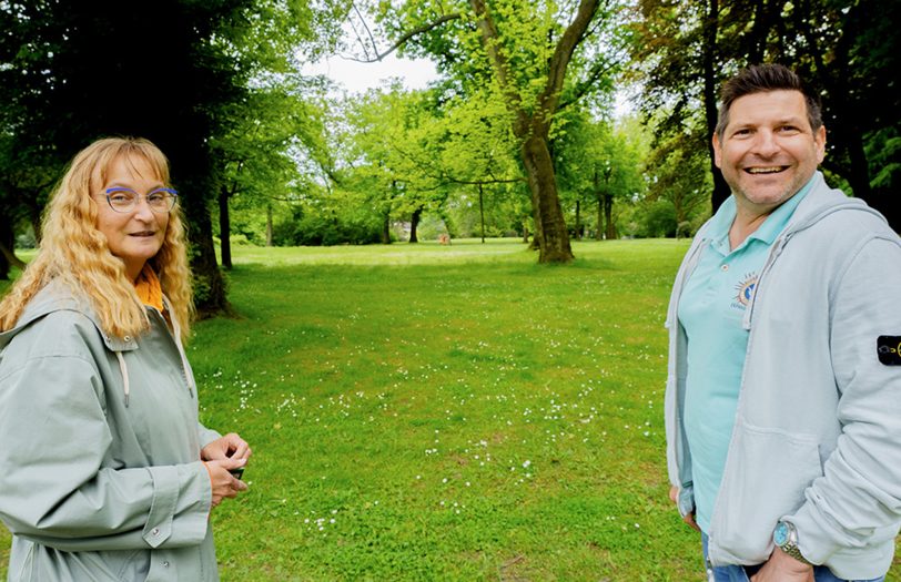 Gudrun Kaltenborn (l.) und Jan Hendrik von Dillen freuen sich auf den Gartentag.