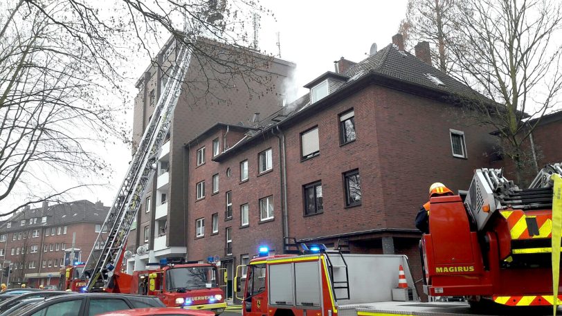 Dachstuhlbrand am Solbad.