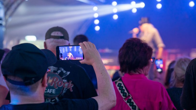 Graf Hotte - letzter öffentlicher Auftritt im Karaokezelt auf der Crankger Kirmes 2022.