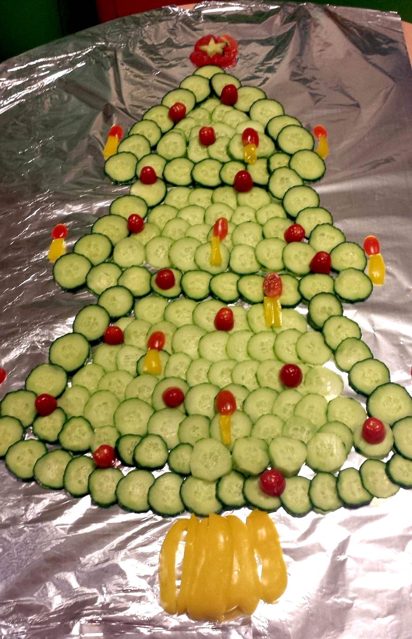 Die Aktion Gesundes Pausenbrot im Familienzentrum Dreifaltigkeit.