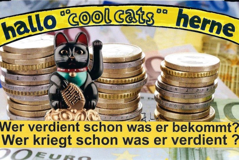 Die halloherne coolcats zum Thema Verdienst.