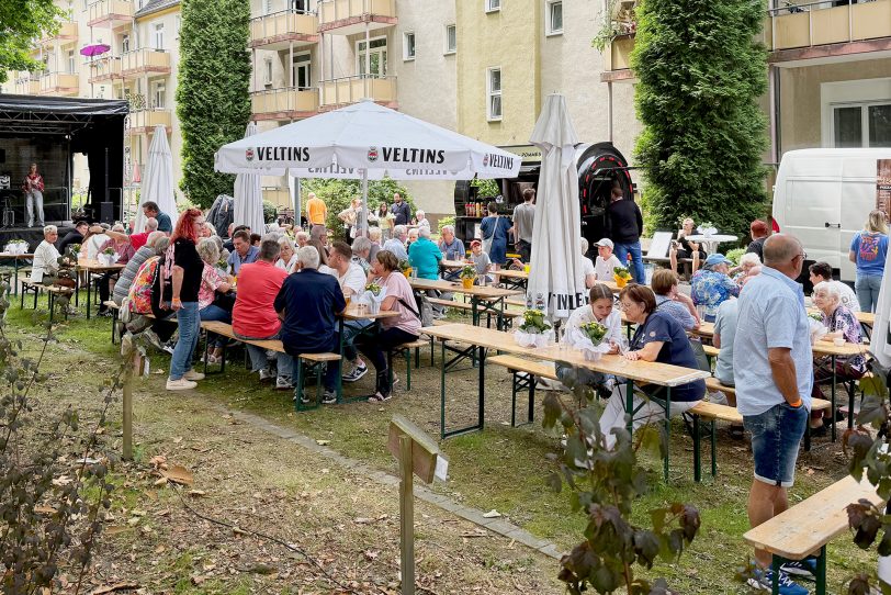 Einweihung des Neubauquartiers „Wohnen Am Westbach“ .