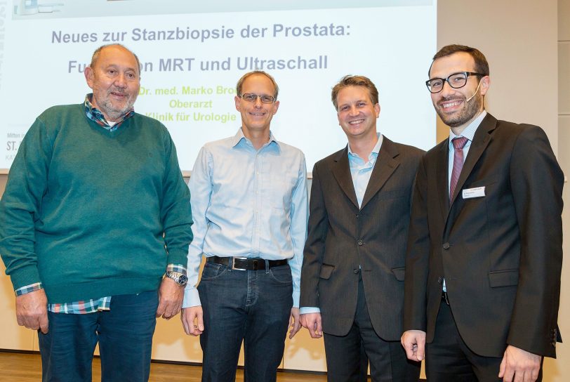 v.l.: Hans-Dieter Rutkowski, Dr. Arne Holstein sowie Dr. Christian von Bodman und Dr. Marko Brock.
