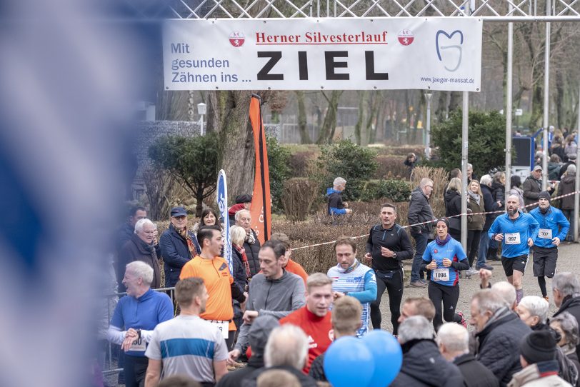Der 41. Herner Silvesterlauf im Gysenberg.
