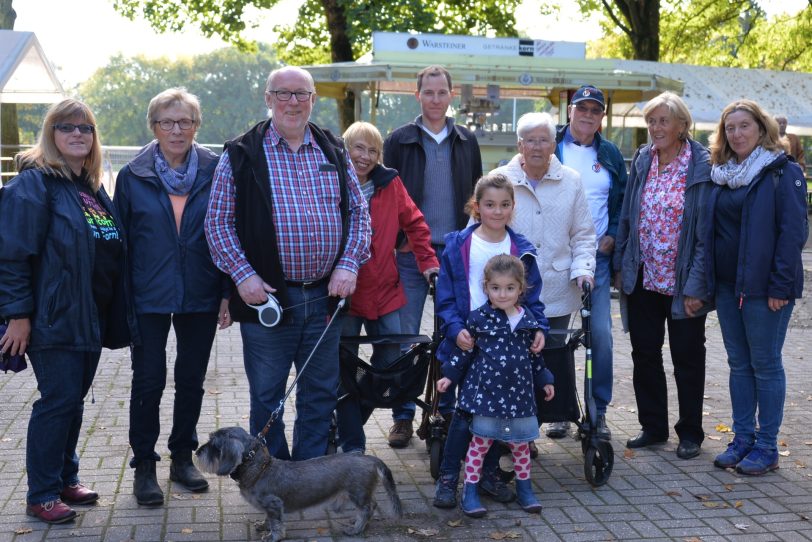 Die Gruppe um Hiltrud Buddemeier.