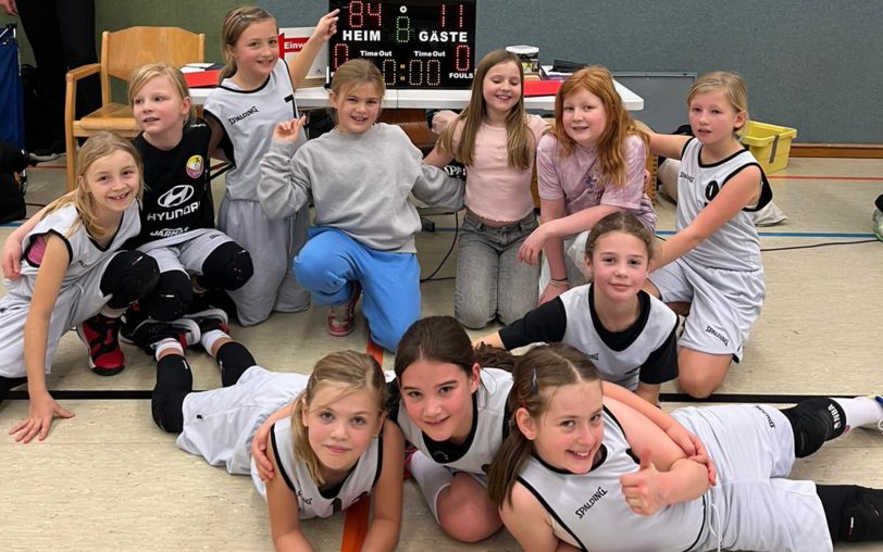 Mehr als deutlich: Die U10 der Ruhrpott Baskets Herne feierte gegen GV Waltrop einen 84:11-Sieg.