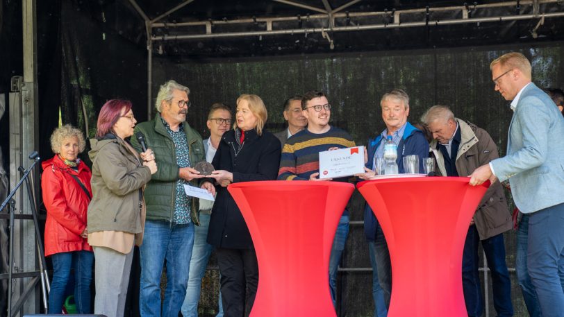 Die Bundesarbeitsministerin Bärbel Bas war der politische Stargast beim SPD-Familienfest am Sonntag (25.5.2025) im Park von Schloss Strünkede.