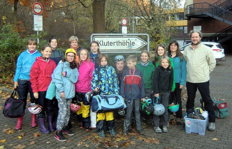 Ausflug der CTW-Kinder in die Kluterthöhle.