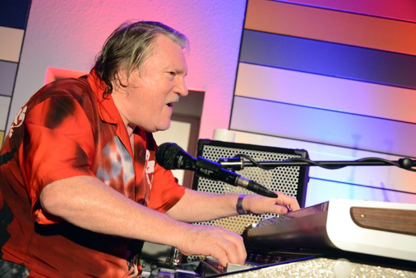 Brian Auger in der Hülsmann Kulturbrauerei im Oktober 2013.