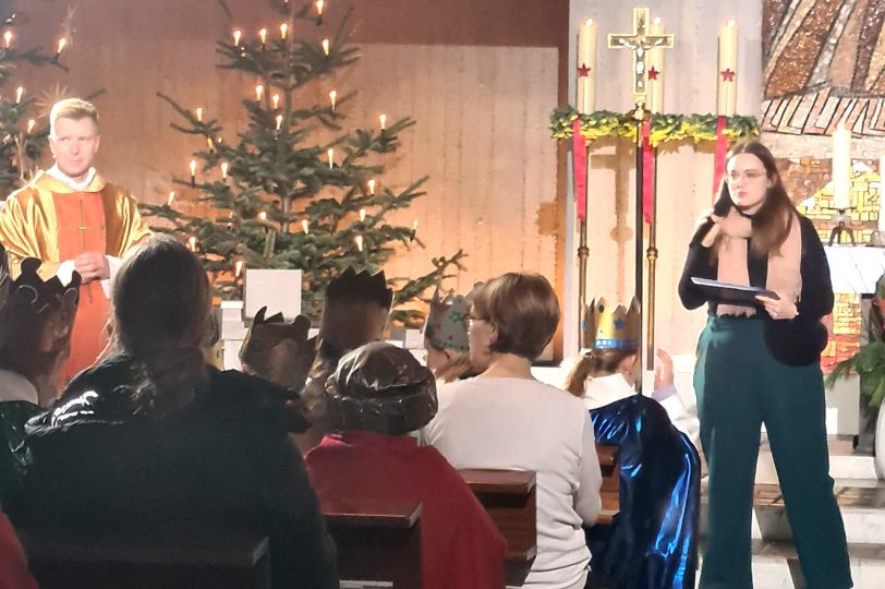 ZDF-Fernsehgottesdienst 4.1.2026 aus der St. Bonifatius-Kirche zum Start der bundesweite Aktion 'Dreikönigssingen 2026'.