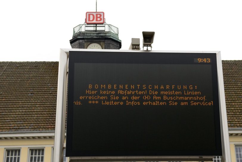 Der Personenverkehr am HBF steht still