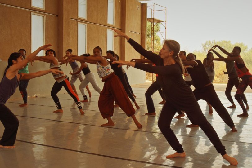 Proben zu „Sacre du Printemps“ in der École des Sables im Senegal.