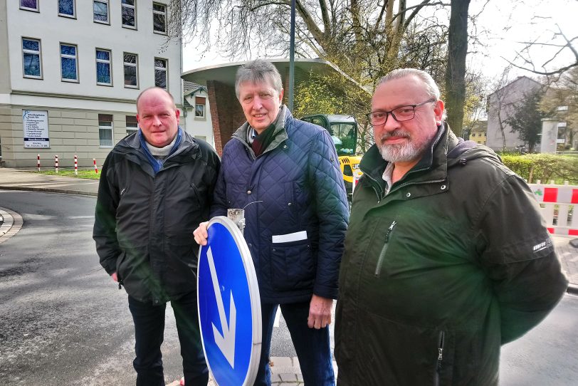 v.l. Thomas Schmidtmann, Josef Becker, Hubert Jäger.