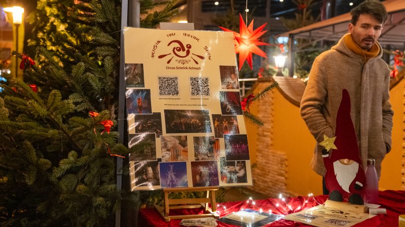 Das Weihnachtsdorf der Wanne-Eickeler Lions.