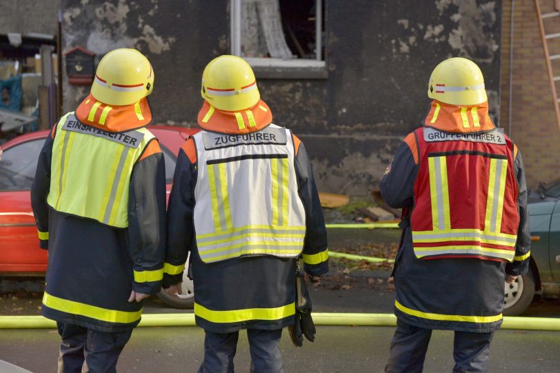 Feuerwehreinsatz an der Bertastraße.