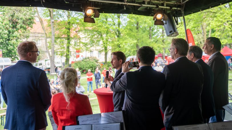 Das SPD-Familienfest am Sonntag (7.5.2023) im Schlosspark Strünkede.