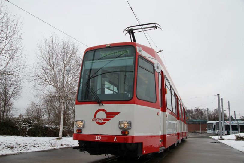 Der jüngste Museumswagen Tw 332 der VhAG BOGESTRA e.V. wird auf dem nostalgischen Linienverkehr pendeln.
