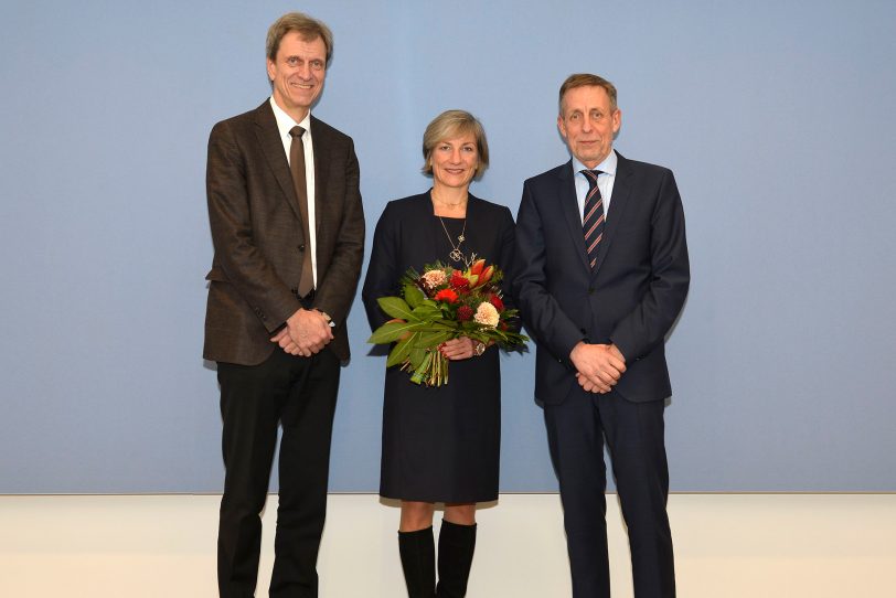 v.l. Ulrich Koch (Aufsichtsratsvorsitzender rku.it GmbH), Simone Hessel (Geschäftsführerin rku.it), Werner Dieckmann (Geschäftsführer rku.it).