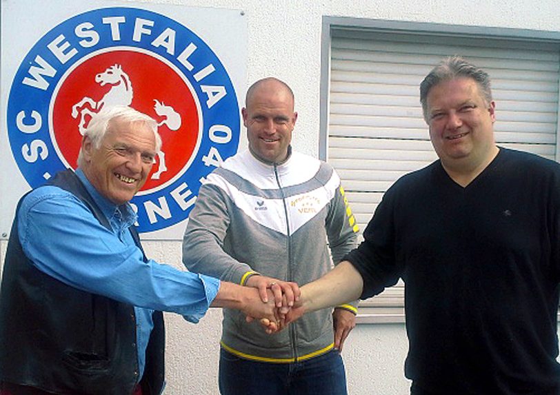 v.l. Reinhard Paluch, Christian Knappmann, SVW-Vorsitzender Sascha Loch.