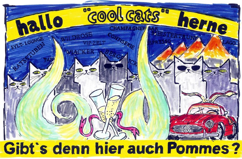 Die cool cats.