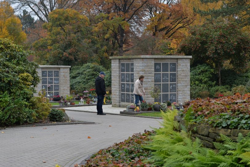 Kolumbarien des Südfriedhofes.