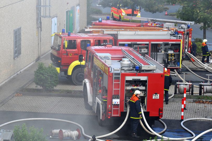 Circa 60 Jugendliche der Jugendfeuerwehr probten den Ernstfall.
